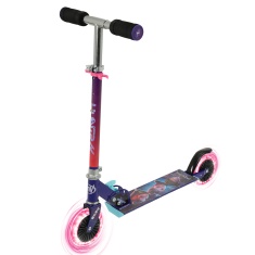 KPop Demon Hunters Folding Inline Scooter with Light Up wheels