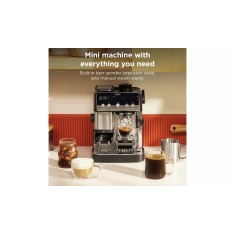 Ninja ES301UK Luxe Café MINI Espresso Coffee Machine - Black/Silver