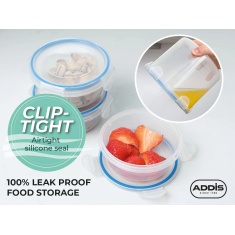 Addis Clip Tight Food Storage Container Rectangular 9L