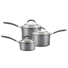 Circulon A1 ScratchDefense 3 Piece Saucepan Set