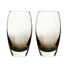 Denby Contemporary Smoked Grey Large Tumbler Set of 2