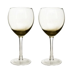 Denby Contemporary Smoked Grey Wine Glass Set of 2