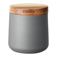 Denby Set of 3 Storage Canisters - Grey