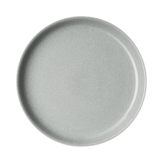 Denby Elements Medium Coupe Plate - Light Grey