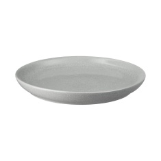 Denby Elements Coupe Dinner Plate - Light Grey