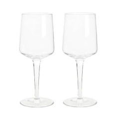 Denby Contemporary Clear Wine Glass Set of 2