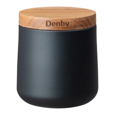 Denby Set of 3 Storage Canisters - Black