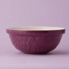 Mason Cash In The Meadow Daisy Mixing Bowl 26cm - Purple