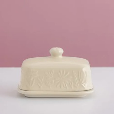 Mason Cash In The Meadow Butter Dish - Cream