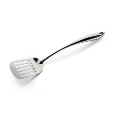Sabatier Mirror Polished Stainless Steel Slotted Turner
