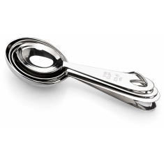 Sabatier Stainless Steel 4 Piece Measuring Cup Set Sabatier Stainless Steel 4 Piece Measuring Cup Set