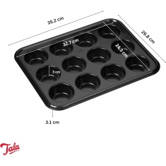 Tala Performance 12 Cup Bun Tin