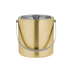 Viners Double Walled Ice Bucket - Gold