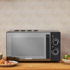 Haden 212382 Starbeck 800W Solo Microwave 20L - Black