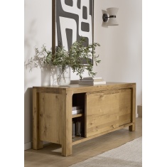 Quake Large Sideboard - Oak
