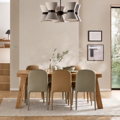 Quake Dining Table 160cm - Oak