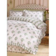 Cath Kidston Cath Crest Floral Duvet Set - Green