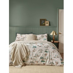 Catherine Lansfield Mallards Brushed Duvet Set - Cream Catherine Lansfield Mallards Brushed Duvet Set - Cream