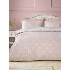 Catherine Lansfield Pretty Bows Duvet Set - Pink