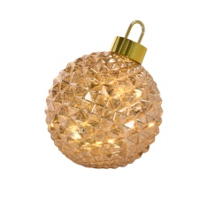 Three Kings InLit Spinning DecoBauble - Gold