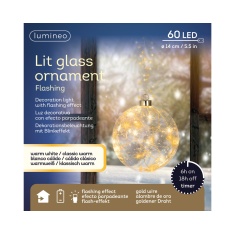 Lumineo Micro LED Ball 14cm - Warm White/Classic Warm