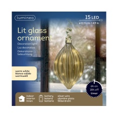 Lumineo Micro LED Olive 21cm - Green/Warm White