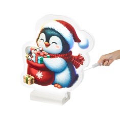 Lumineo Penguin Infinity Light 22cm