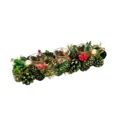 Three Kings BaublePine Trio Candle Holder