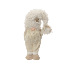 Decoris Christmas Gnome 45cm - Cream
