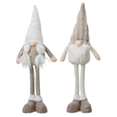 Standing Christmas Gnome 56cm - Cream (Assorted Styles)