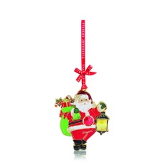 Santa & Lantern Gem Christmas Tree Decoration