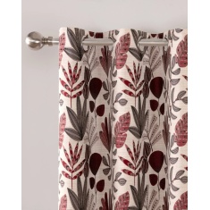 Sundour Rutland Eyelet Curtains - Red