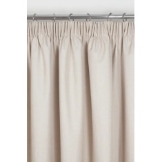 Sundour Eclipse Blackout Pencil Pleat Curtains - Natural