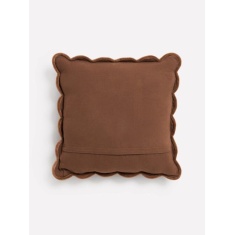 Laura Ashley Brady Scalloped Cushion 43cm - Caramel