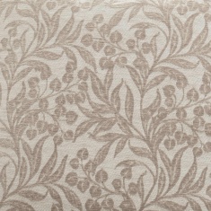 Bianca Chenille Leaves Cushion 50cm - Natural