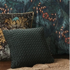 Laurence Llewelyn-Bowen Amory Cushion 43cm - Bottle Green Laurence Llewelyn-Bowen Amory Cushion 43cm - Bottle Green