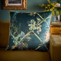 Laurence Llewelyn-Bowen Cotswold Fantasia Dawn Cushion 55cm - Green