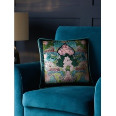 Laurence Llewelyn-Bowen Suburban Jungle Cushion 43cm - Teal