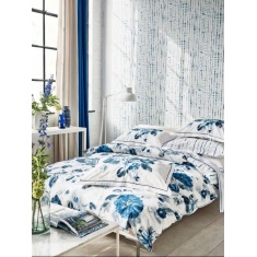 Designers Guild Indigo Flower Duvet Set - Multi