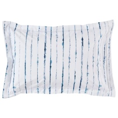 Designers Guild Indigo Flower Oxford Pillowcase Pair - Multi