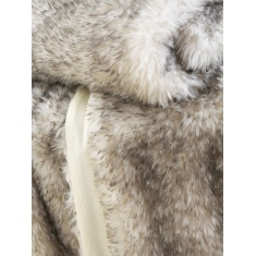 Catherine Lansfield Arctic Fox Throw 130x170cm - Grey