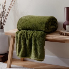 Furn Kallu Throw 130x180cm - Olive
