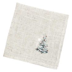 Peggy Wilkins Highland Christmas Napkin Set of 4