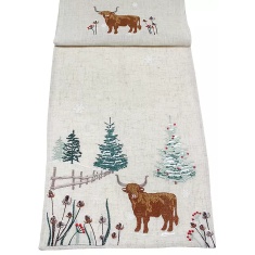 Peggy Wilkins Highland Christmas Runner