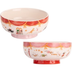 Cath Kidston Nutcracker Footed Dessert Bowl Set of 2 Cath Kidston Nutcracker Footed Dessert Bowl Set of 2