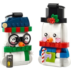 LEGO 40812 Snowman Ornaments LEGO 40812 Snowman Ornaments