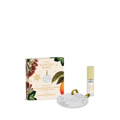 Ashleigh & Burwood Christmas Spice Scented Hanging Ceramic & Refresher Spray Ashleigh & Burwood Christmas Spice Scented Hanging Ceramic & Refresher Spray