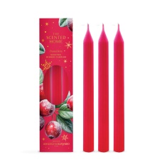 Ashleigh & Burwood Frosted Berry Taper Candles 3 Pack