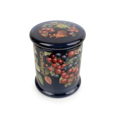Candlelight Wild Cranberry & Juniper Large Glass Lidded Jar Candle Candlelight Wild Cranberry & Juniper Large Glass Lidded Jar Candle