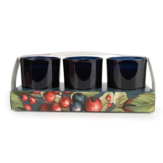 Candlelight Wild Cranberry & Juniper Votive Candles Set of 3 Candlelight Wild Cranberry & Juniper Votive Candles Set of 3